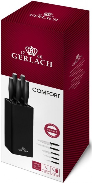 GERLACH Comfort Knife Block Set