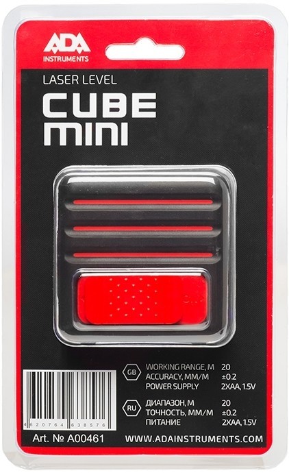 Упаковка ADA CUBE MINI BASIC EDITION