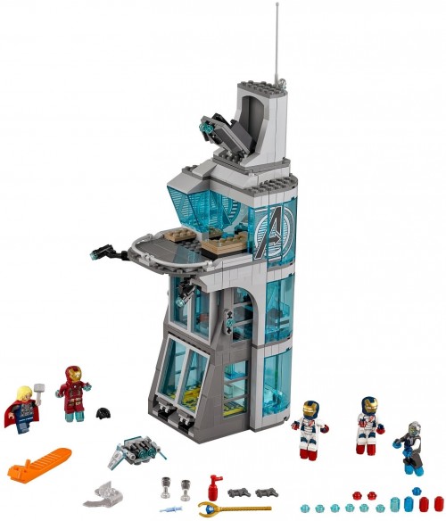 Lego Attack on Avengers Tower 76038