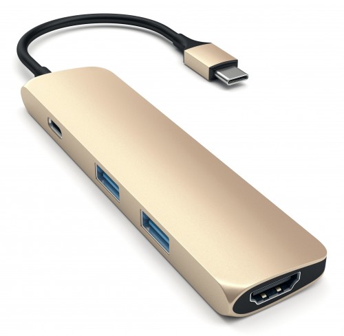 Satechi Slim Aluminum Type-C Multi-Port Adapter 4K