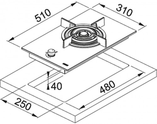 Franke FHCR 301 1TC HE BK C