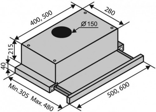 VENTOLUX GARDA 60 IX 1000