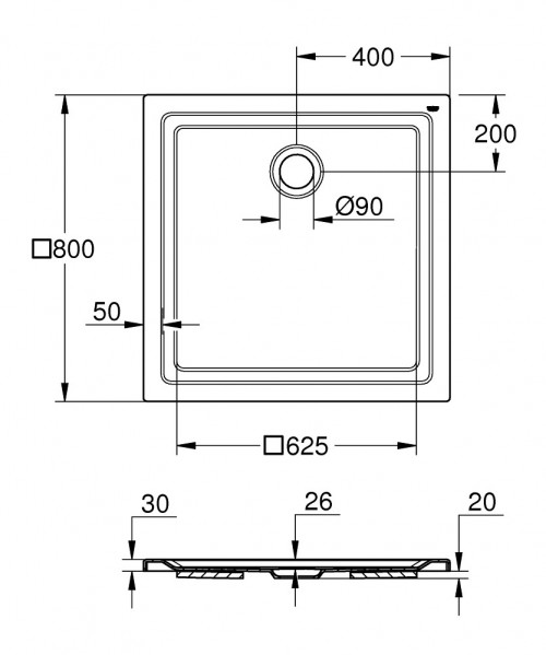 Grohe 39302 80x80