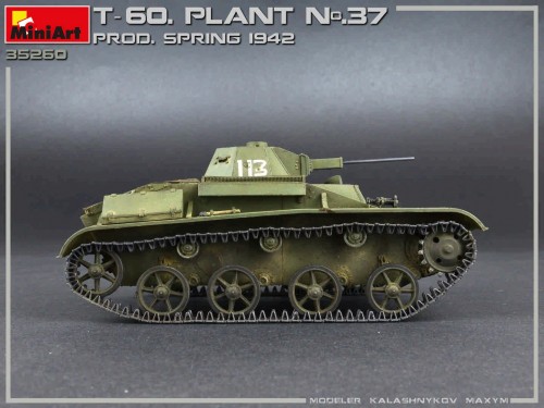 MiniArt T-60 Plant N.37 Sverdlovsk Prod. Spring 1942 (1:35)