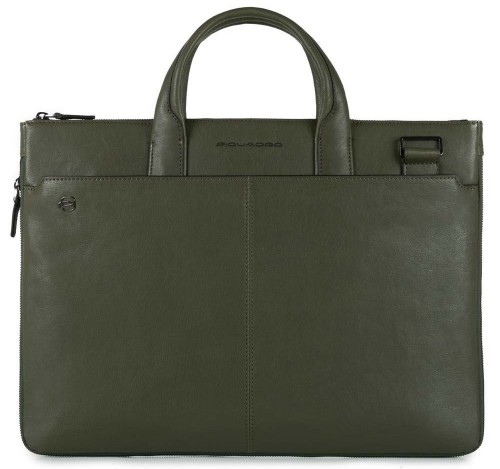 Piquadro Small Expandable Laptop Briefcase 15.6 15.6 "