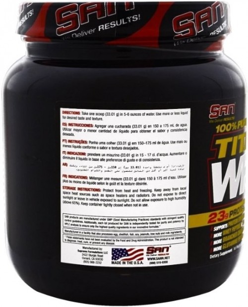 SAN 100% Pure Titanium Whey  0.5 кг