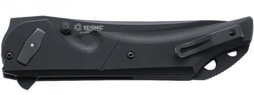 CRKT Seismic Black With Veff Serrations