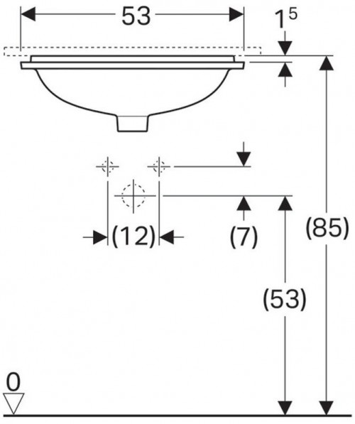 Geberit VariForm 53 500761012