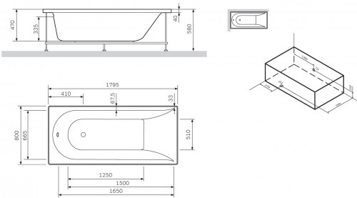 AM-PM Spirit 180x80