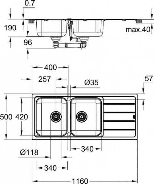 Grohe K500 31588SD1