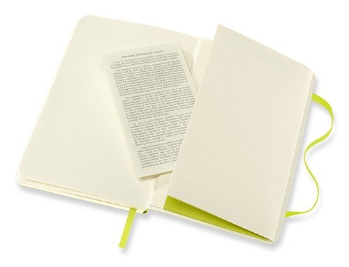 Moleskine Ruled Soft Notebook Pocket lime