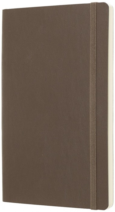 Moleskine Plain Notebook Large Soft Brown