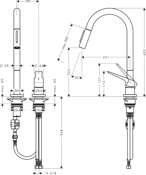 Axor Citterio M 34822000