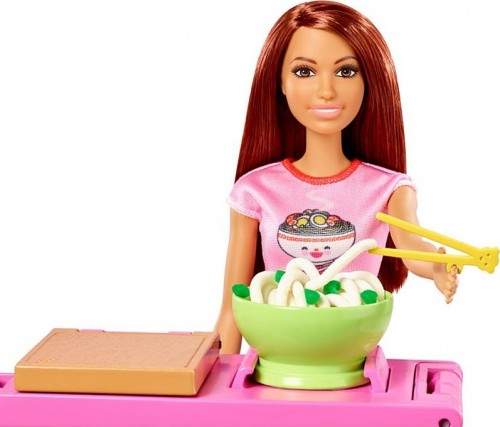 Barbie Noodle Bar Playset with Brunette GHK44