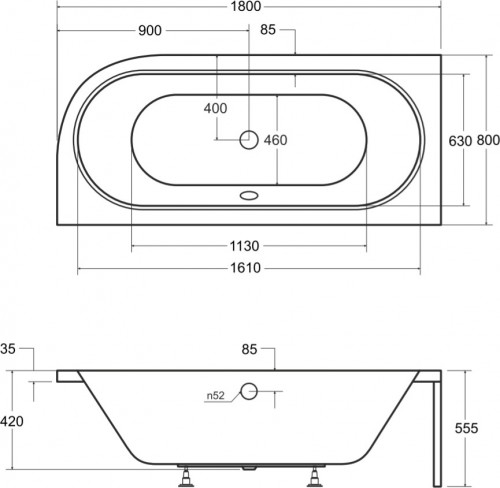 Besco Avita 180x80 NAVARA36930