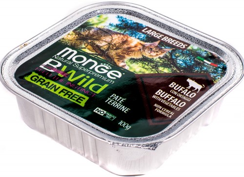 Monge Bwild Grain Free Pate Buffalo 0.1 kg