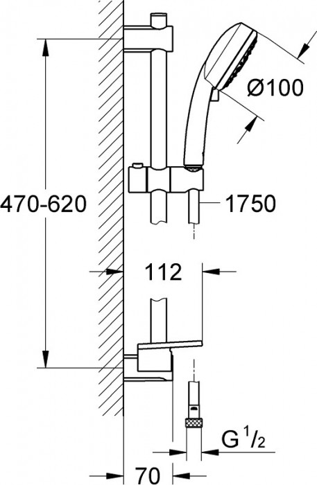 Grohe Vitalio Comfort 100 26098000