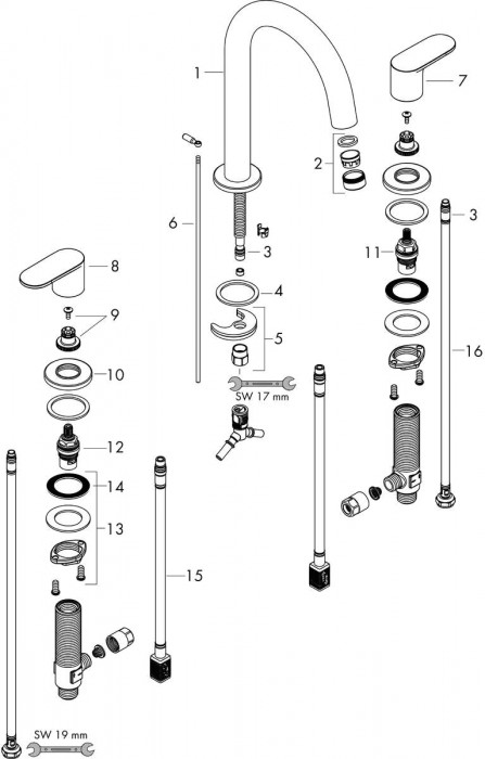 Hansgrohe Vernis Blend 71553000