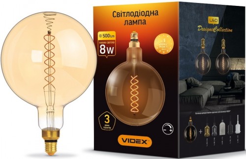 Videx Filament G200FASD 8W 2200K E27