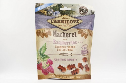 Carnilove Crunchy Snack Mackeler with Raspberries 0.2 kg