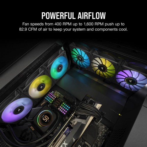 Corsair iCUE ML140 RGB ELITE Premium Dual Fan Kit