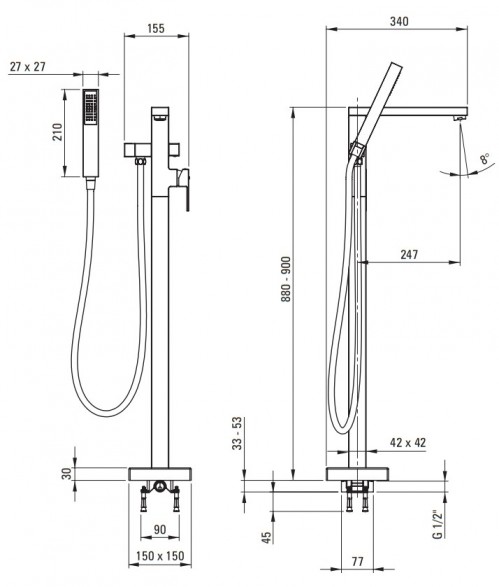 Deante Anemon Bis BCZ 017M