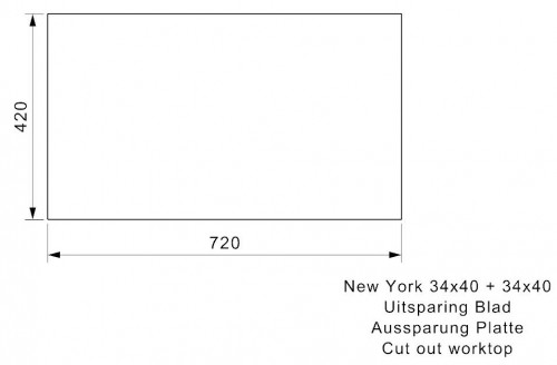 Reginox New York 34x40+34x40 R28223