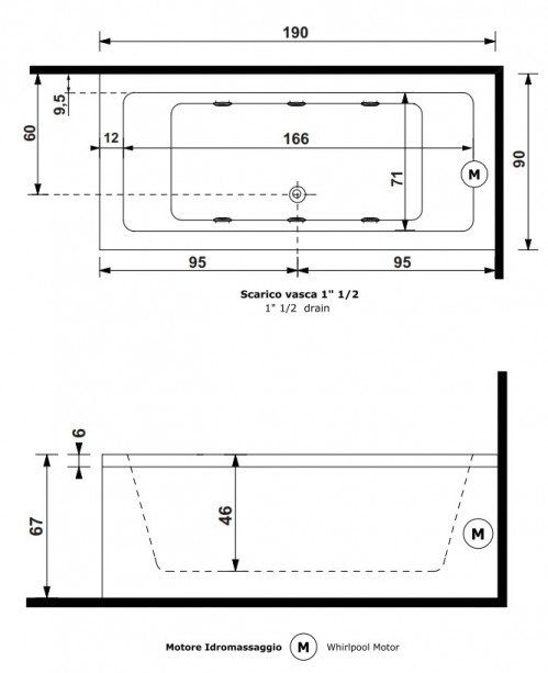 Treesse Quadra 190x90