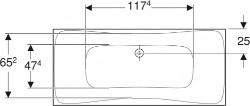 Geberit Selnova Duo 180x80 554.289.01.1