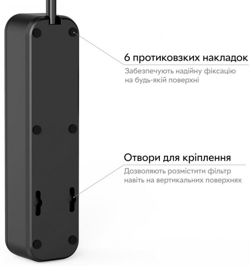 RZTK Power Strip 3+3 USB-A