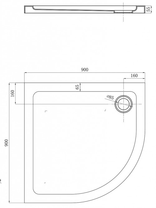 Devit Comfort 90x90 FTR1123