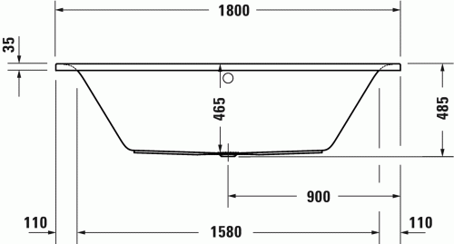 Duravit D-Neo 180x80 700476000000000