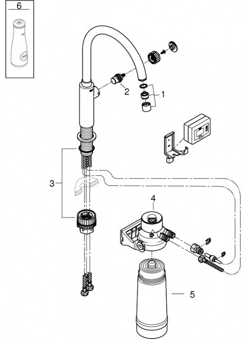 Grohe Blue Pure Mono 30387000