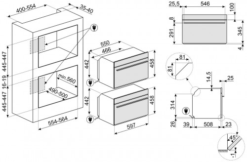Smeg Linea SO4102S3B3
