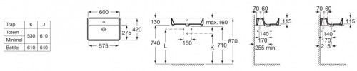 Roca The Gap A3270MN000