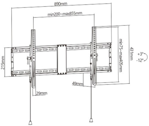 Gembird WM-90T-01