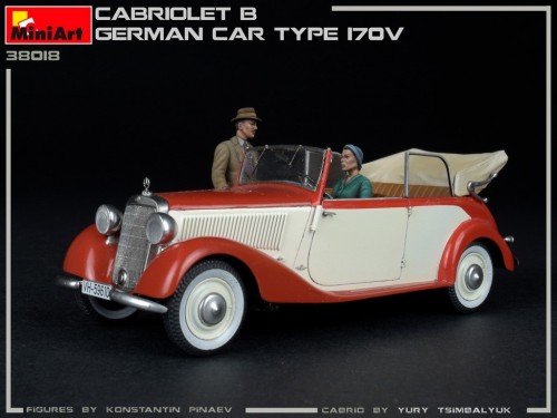 MiniArt Cabriolet B German Car Type 170v (1:35)