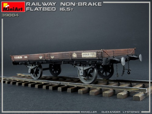 MiniArt Railway Non-Brake Flatbed 16.5 T (1:35)