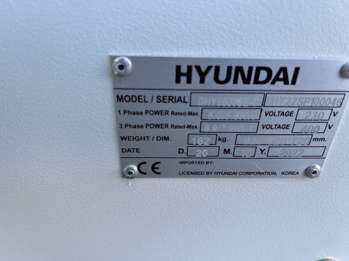 Hyundai DHY8600SE-T