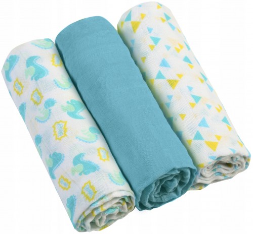 BabyOno Muslin Super Soft Underpads 70x70 / 3 pcs