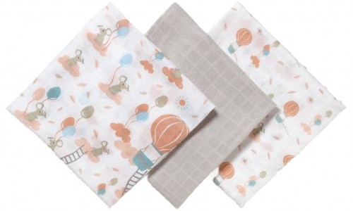 BabyOno Natural Bamboo Underpads 70x70 / 3 pcs