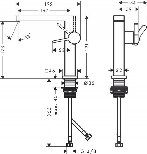 Hansgrohe Tecturis E 73040000