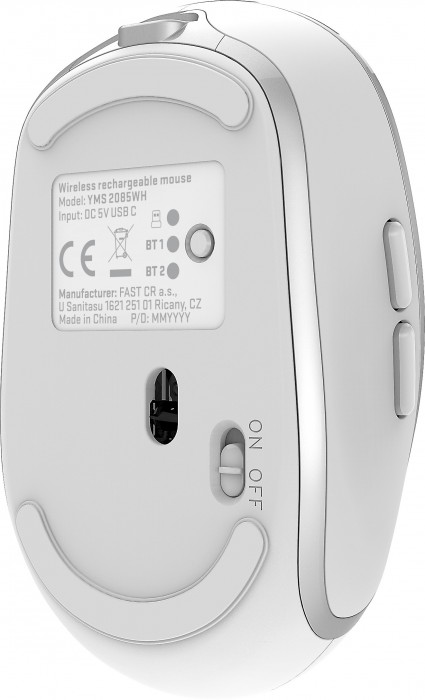 Yenkee 2.4G + BT Wireless Rechargeable Mouse Noble