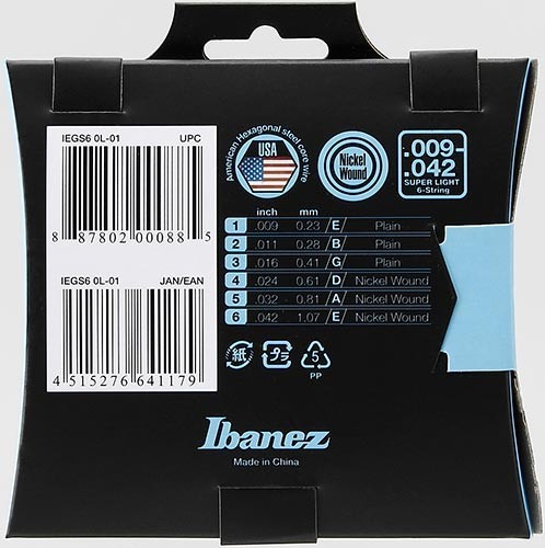 Ibanez Electric Guitar Strings 9-42
