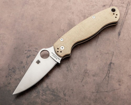 Spyderco Para-Military 2 CruWear Micarta