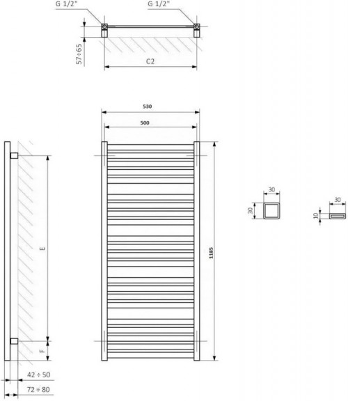 TERMA Marlin One L 530x1185 WWMRN118053KS96E1U