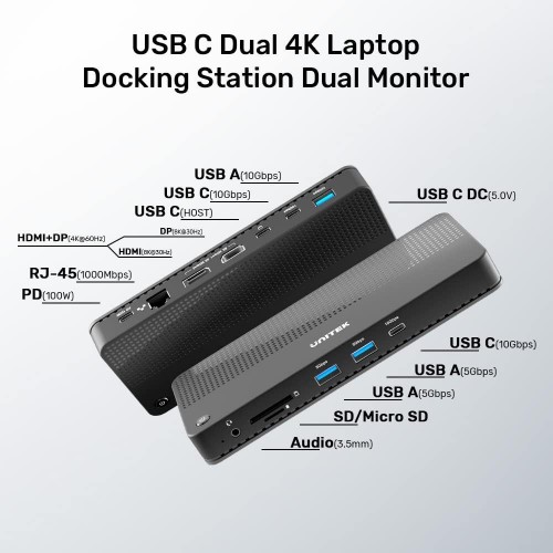 Unitek USB4 8K Multi-Port Hub