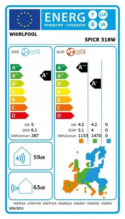 Whirlpool SPICR 318W