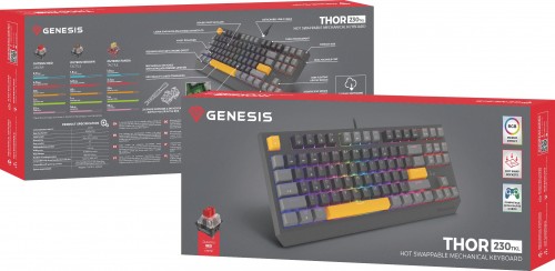 Genesis Thor 230 TKL Brown Switch