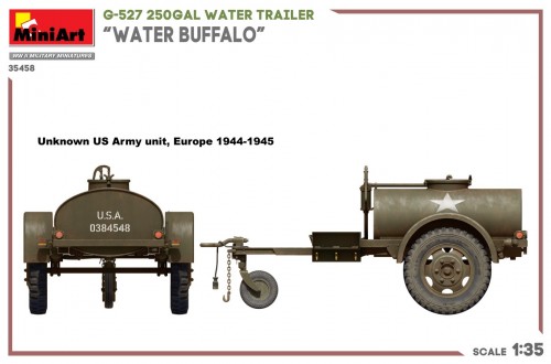 MiniArt G-527 250 Gal Water Trailer Water Buffalo (1:35)